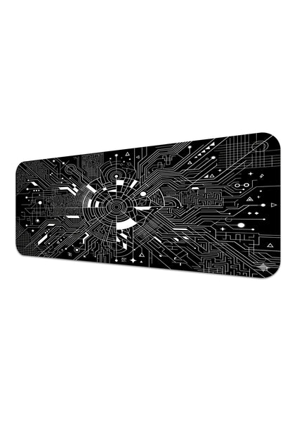 70x30 Profesyonel Gaming Mouse Pad - Kaydırmaz Taban, Pürüzsüz Yüzey, Hassas Kontrol, Dikişli Kenar