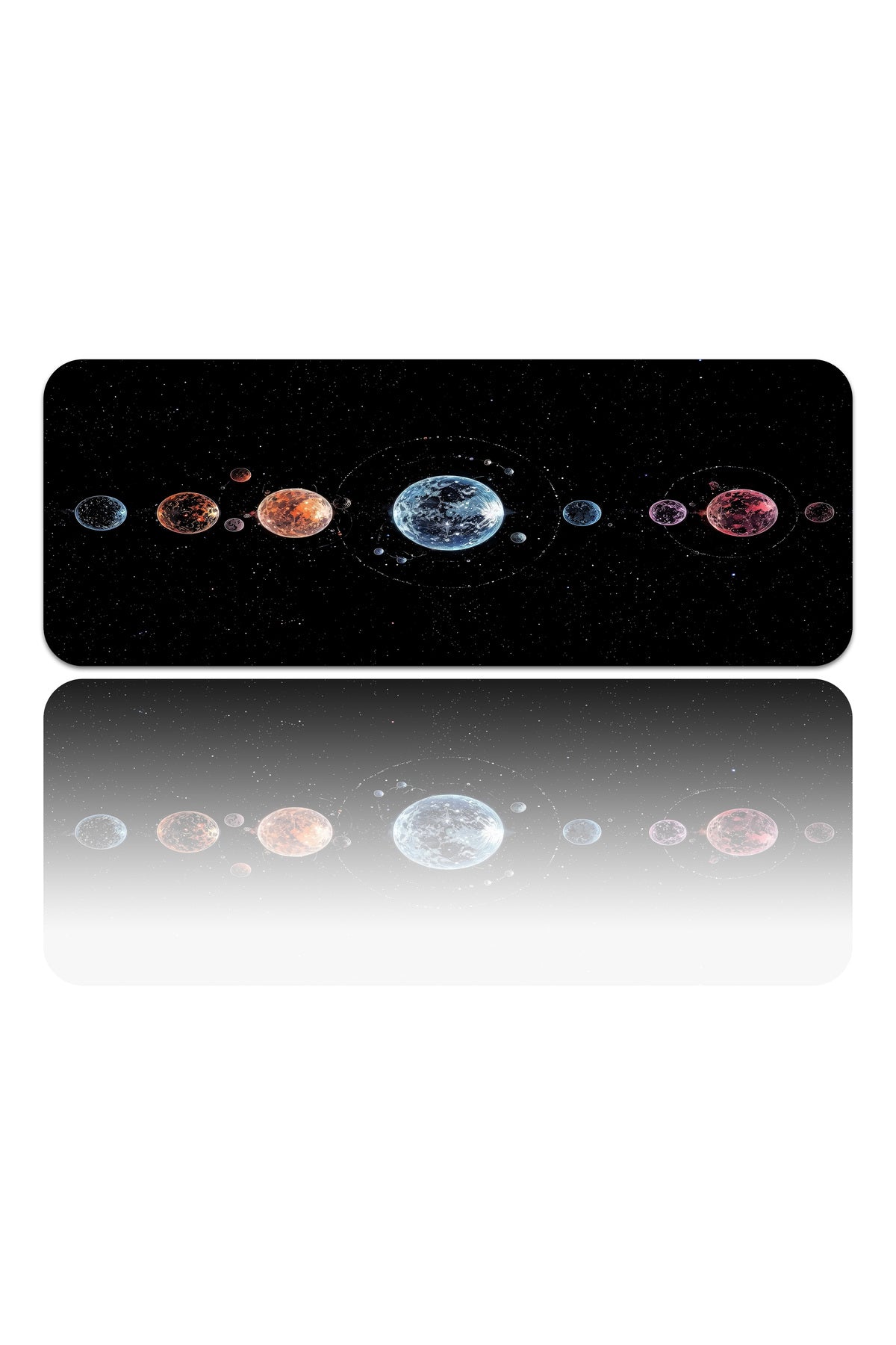 70x30 Profesyonel Gaming Mouse Pad - Kaydırmaz Taban, Pürüzsüz Yüzey, Hassas Kontrol, Dikişli Kenar