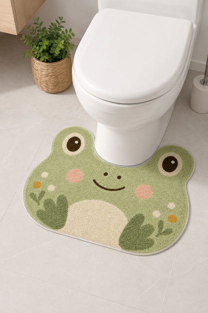 Dijital Kaymaz Yıkanabilir İkili Modern Banyo Paspası Banyo Halısı Banyo Dekor (40x60)
