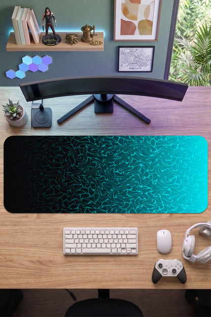 70x30 Profesyonel Gaming Mouse Pad - Kaydırmaz Taban, Pürüzsüz Yüzey, Hassas Kontrol, Dikişli Kenar
