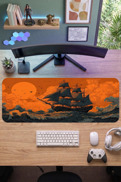 70x30 Profesyonel Gaming Mouse Pad - Kaydırmaz Taban, Pürüzsüz Yüzey, Hassas Kontrol, Dikişli Kenar