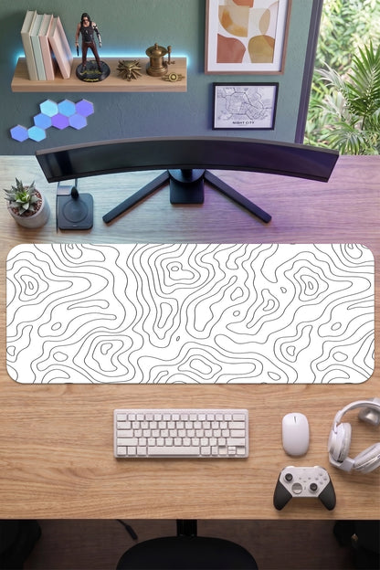 70x30 Profesyonel Gaming Mouse Pad - Kaydırmaz Taban, Pürüzsüz Yüzey, Hassas Kontrol, Dikişli Kenar