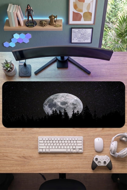 70x30 Profesyonel Gaming Mouse Pad - Kaydırmaz Taban, Pürüzsüz Yüzey, Hassas Kontrol, Dikişli Kenar