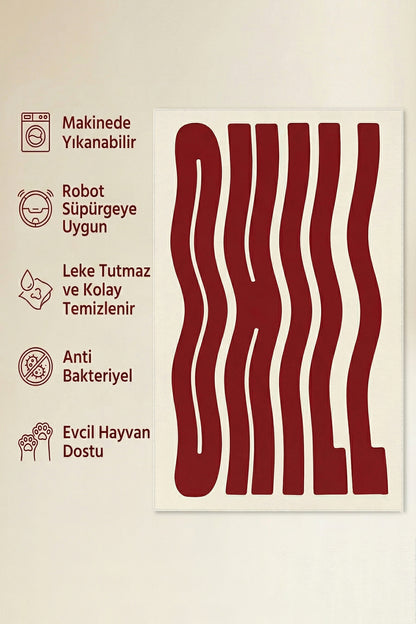 Dijital Yıkanabilir Etnik Retro Desen Kaymaz Taban Salon Halısı Mutfak Halısı Yolluk Çocuk Halısı