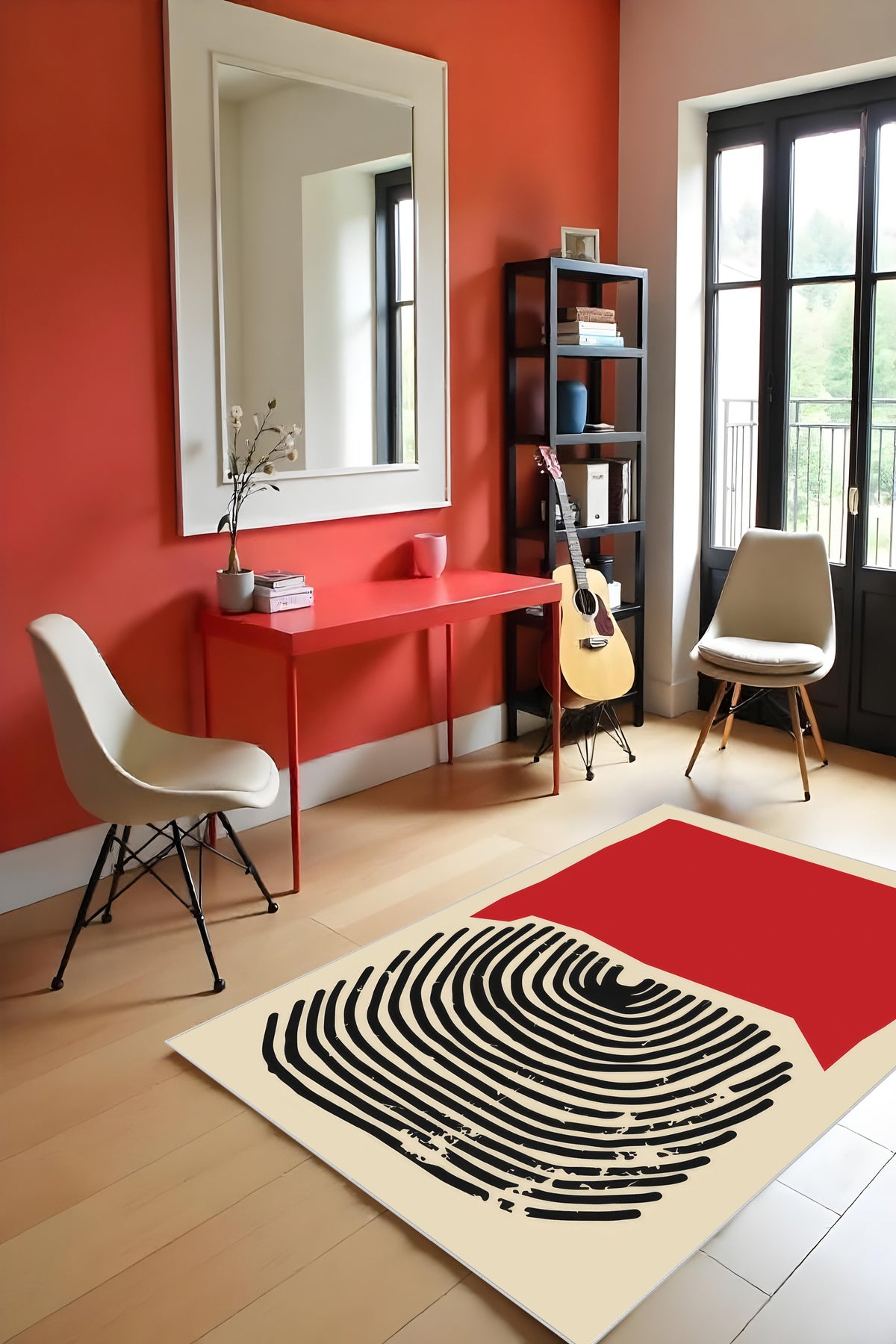 Makinede yıkanabilir bohem desen kaymaz taban leke tutmaz salon halısı çocuk halısı ve kesme yolluk