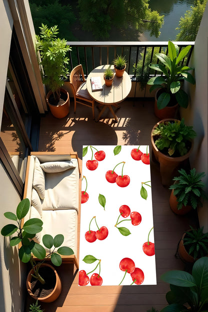 Dijital Baskı Modern Kaymaz Taban Leke Tutmaz Makinada Yıkanabilir Mutfak Halısı ve Balkon Halısı