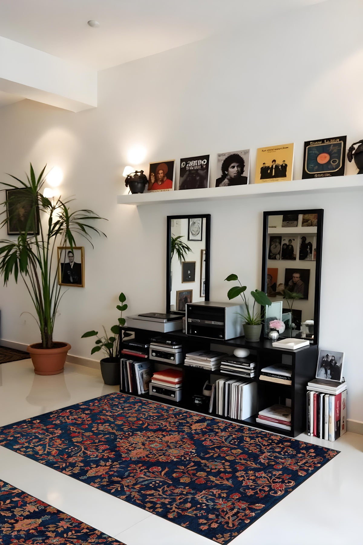 Makinede yıkanabilir klasik desen kaymaz taban leke tutmaz salon halısı mutfak halısı ve yolluk