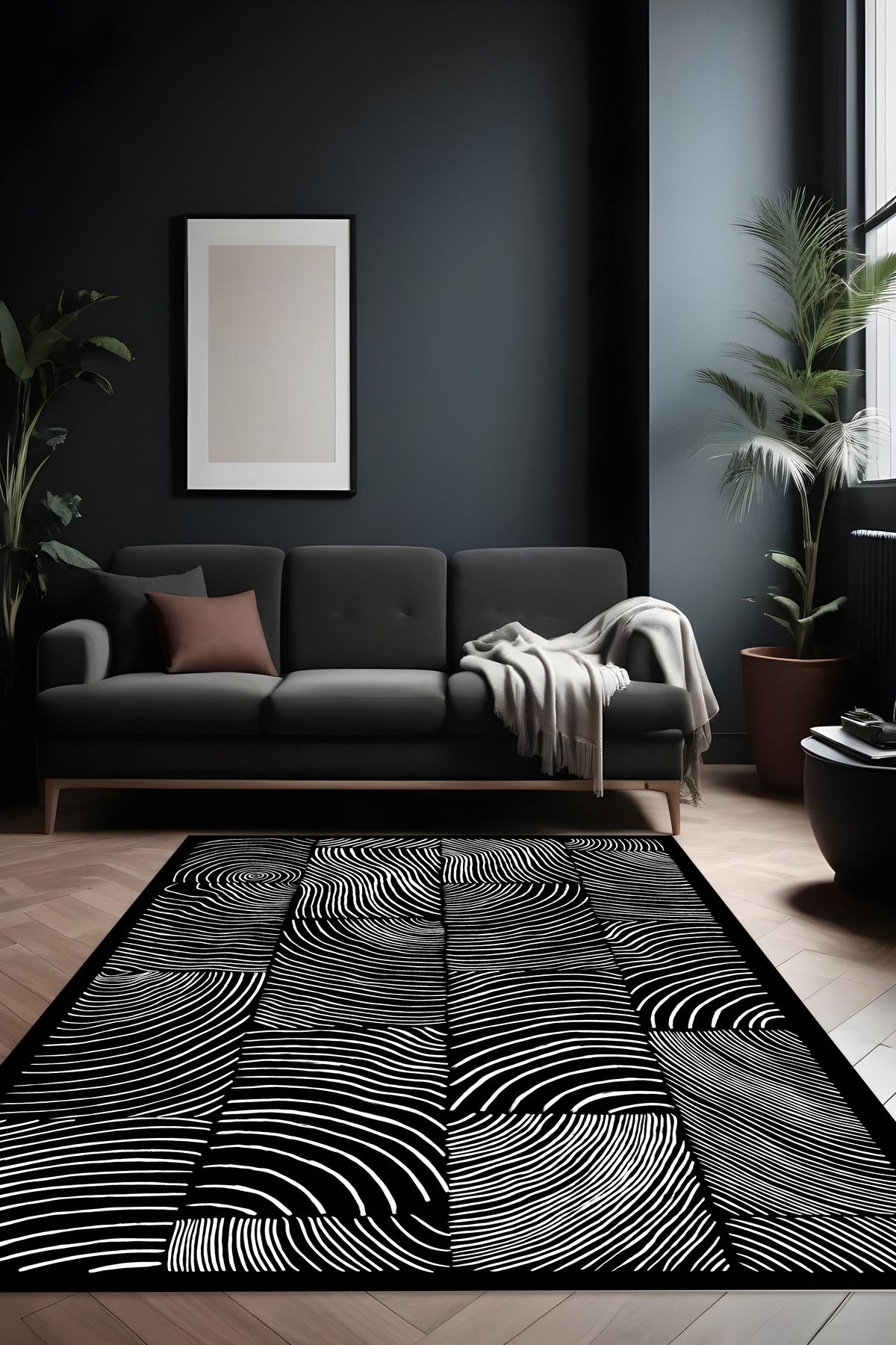 Makinede Yıkanabilir Dijital Baskı Kaymaz Taban Salon Mutfak Yolluk Çocuk Odası Halısı