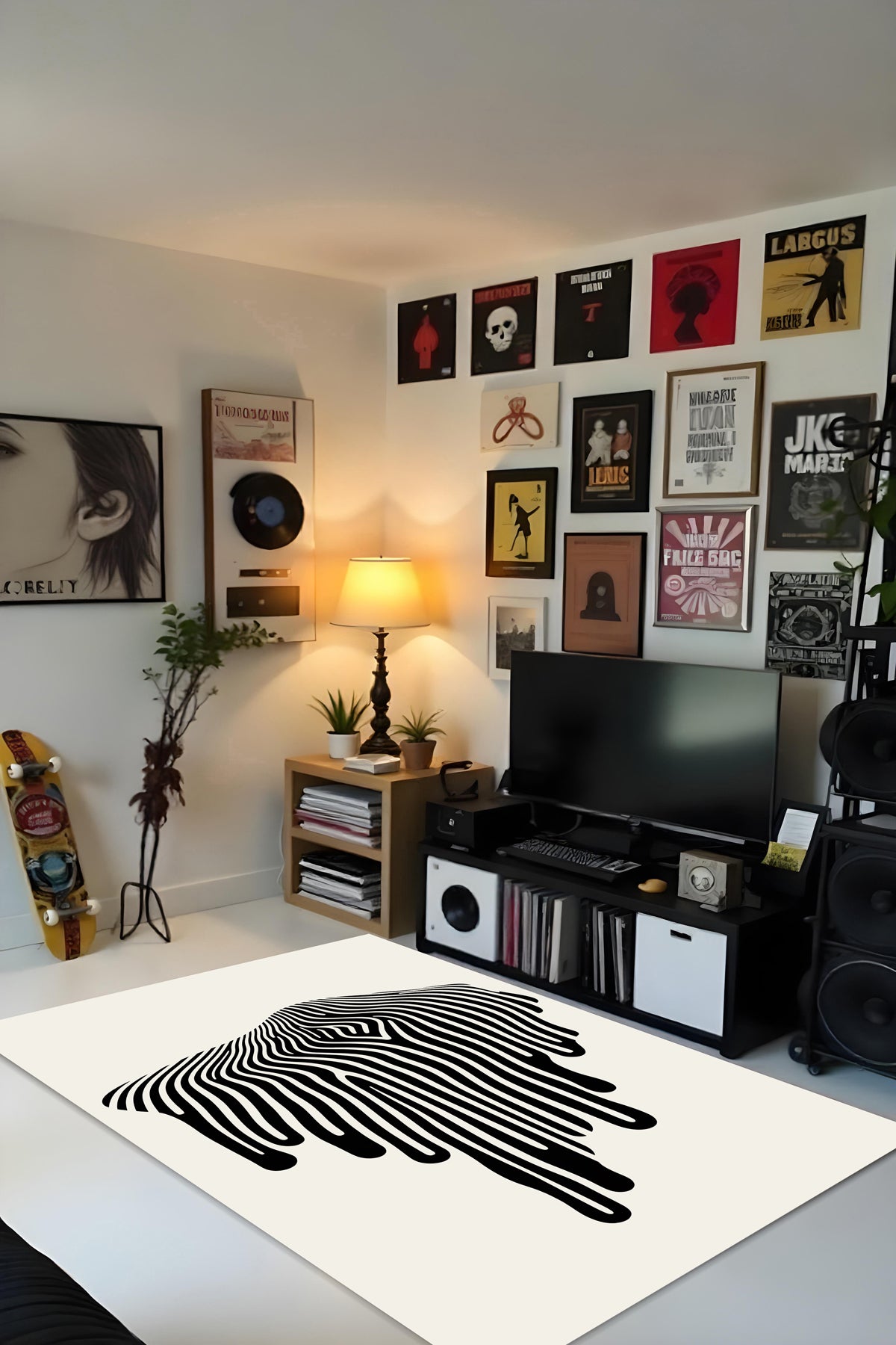 Dijital Yıkanabilir Etnik Retro Desen Kaymaz Taban Salon Halısı Mutfak Halısı Yolluk Çocuk Halısı