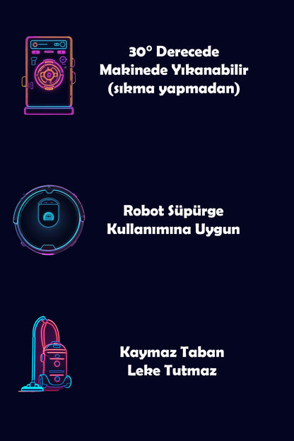 Gaming Halı Dijital Baskı Oyun Odası Halısı Kaymaz Taban Yıkanabilir Gamer Modern Tasarım