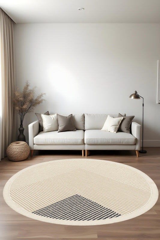 Makinede Yıkanabilir Geometrik Desen Kaymaz Taban Leke Tutmaz Mutfak Halısı Salon Halısı ve Yolluk