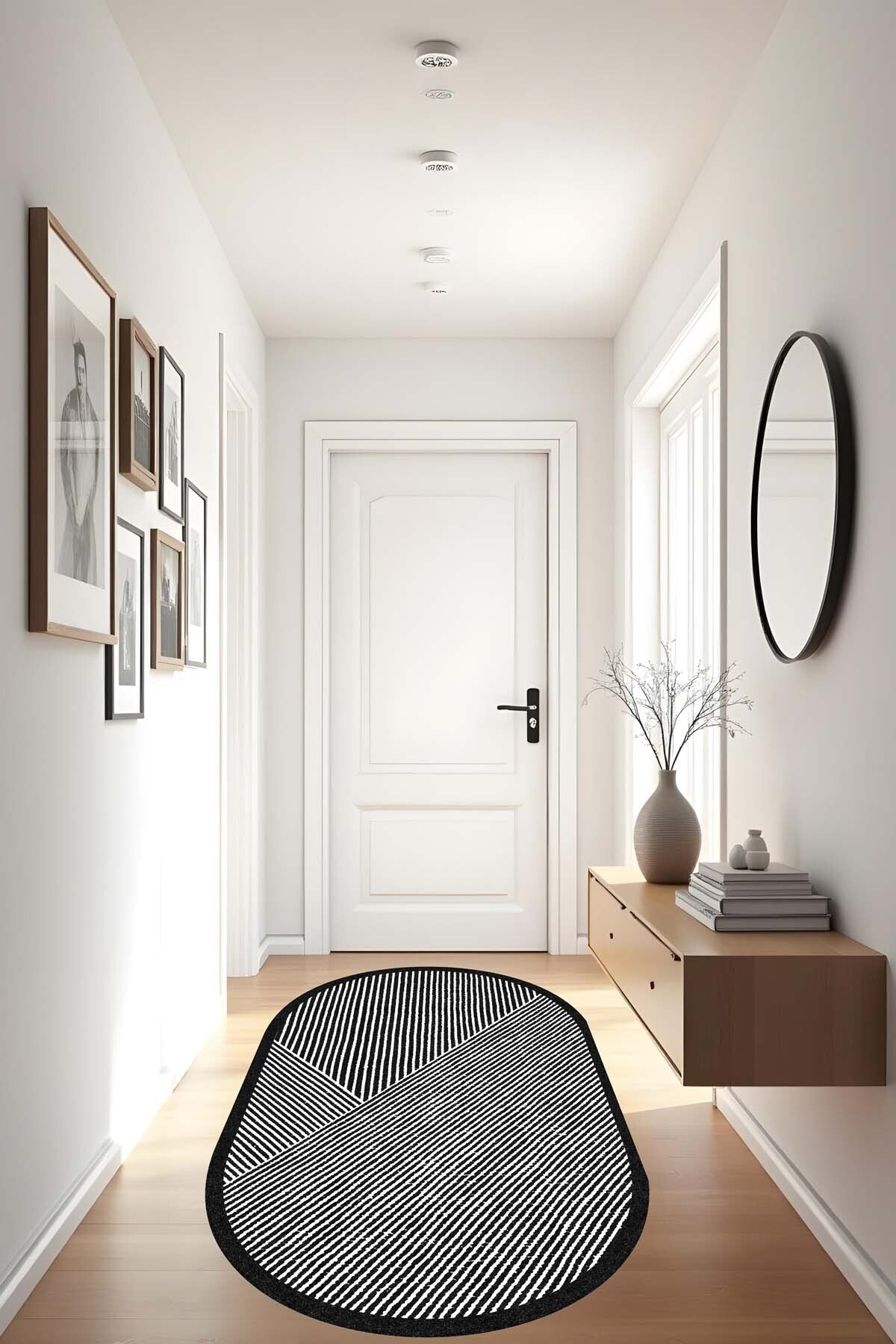 Makinede Yıkanabilir Dijital Baskı Kaymaz Taban Salon Halısı Mutfak Yolluk Çocuk Odası Halısı
