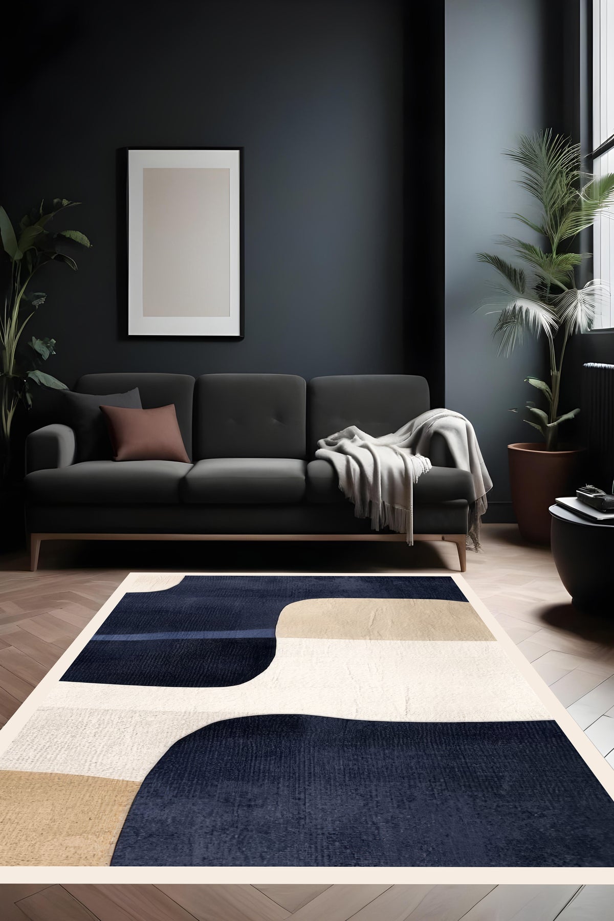Makinede Yıkanabilir Dijital Baskı Kaymaz Taban Salon Mutfak Yolluk Çocuk Odası Halısı