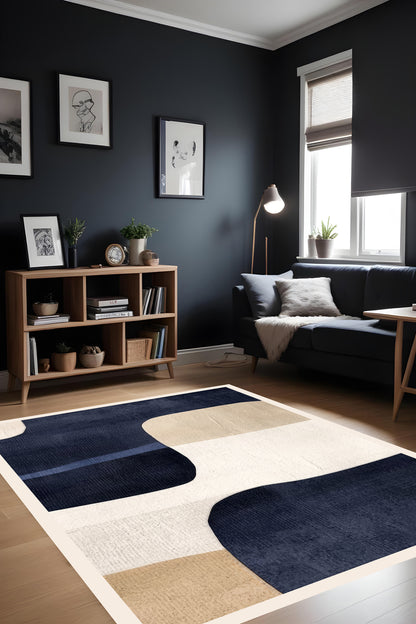 Makinede Yıkanabilir Dijital Baskı Kaymaz Taban Salon Mutfak Yolluk Çocuk Odası Halısı