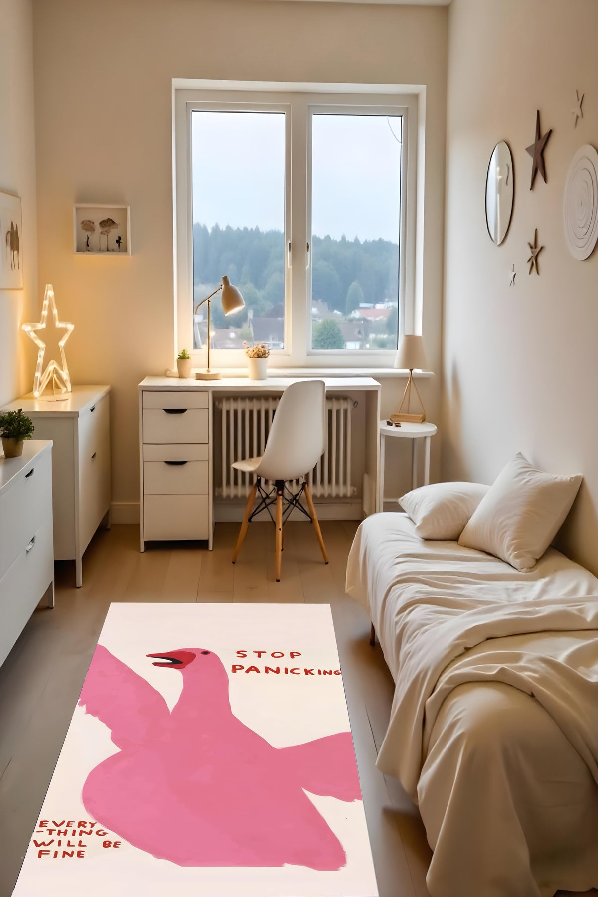 Dijital Baskı Modern Kaymaz Taban Leke Tutmaz Makinada Yıkanabilir Salon Halısı ve Genç Odası Halısı