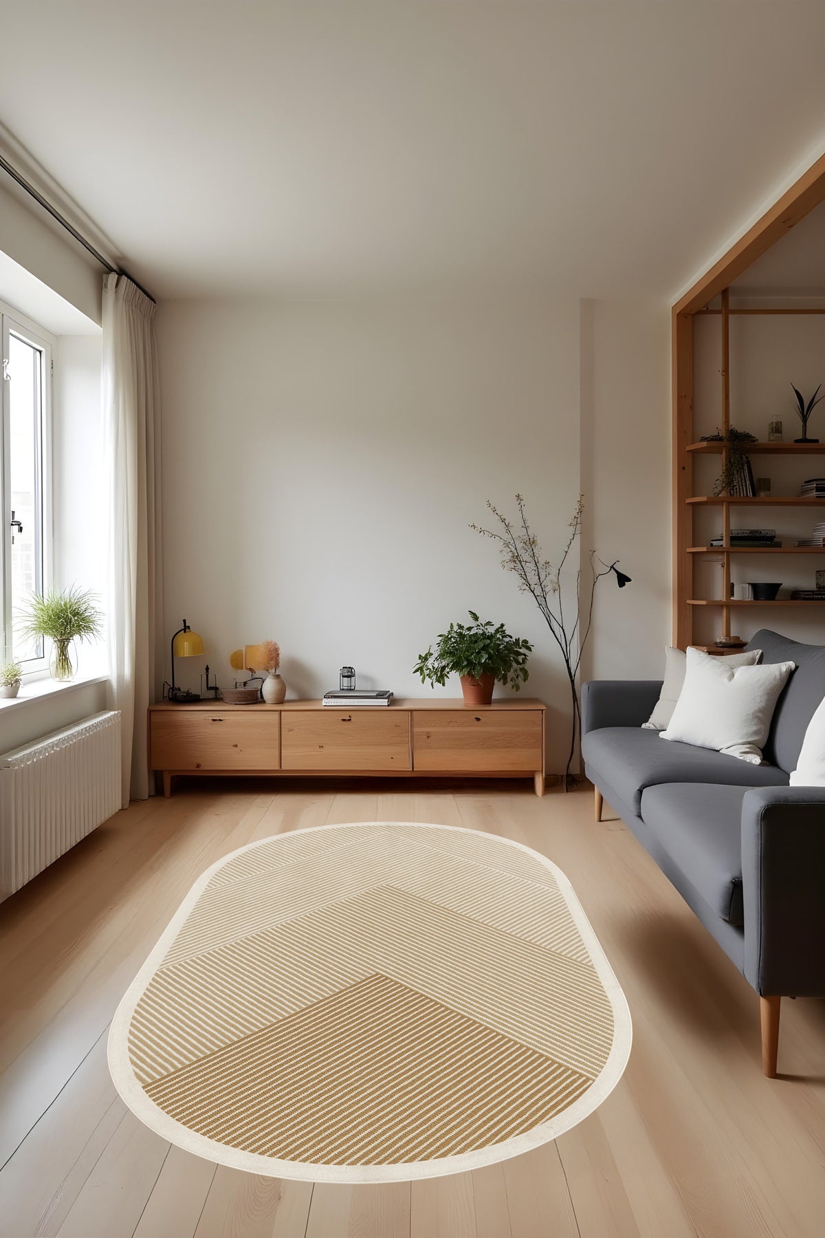 Makinede Yıkanabilir Geometrik Desen Kaymaz Taban Leke Tutmaz Mutfak Halısı Salon Halısı ve Yolluk