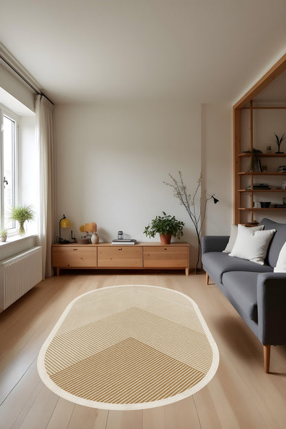 Makinede Yıkanabilir Geometrik Desen Kaymaz Taban Leke Tutmaz Mutfak Halısı Salon Halısı ve Yolluk