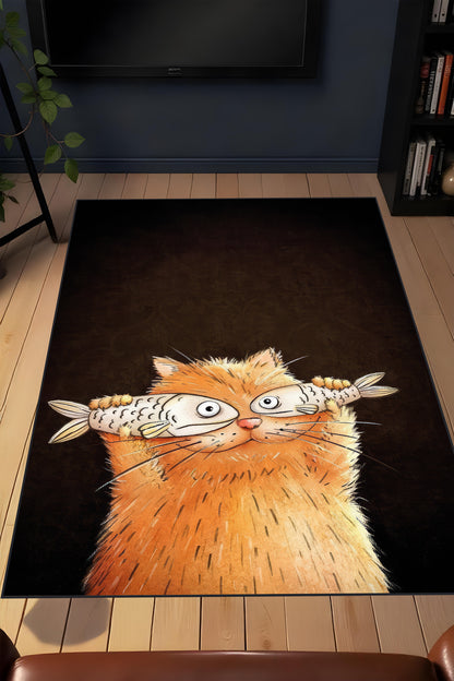 Makinede yıkanabilir Kedi Çocuk Halısı kaymaz taban leke tutmaz mutfak halısı salon halısı ve yolluk
