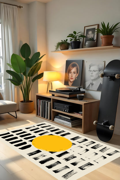 Makinede Yıkanabilir Dijital Baskı Kaymaz Taban Salon Mutfak Yolluk Çocuk Odası Halısı