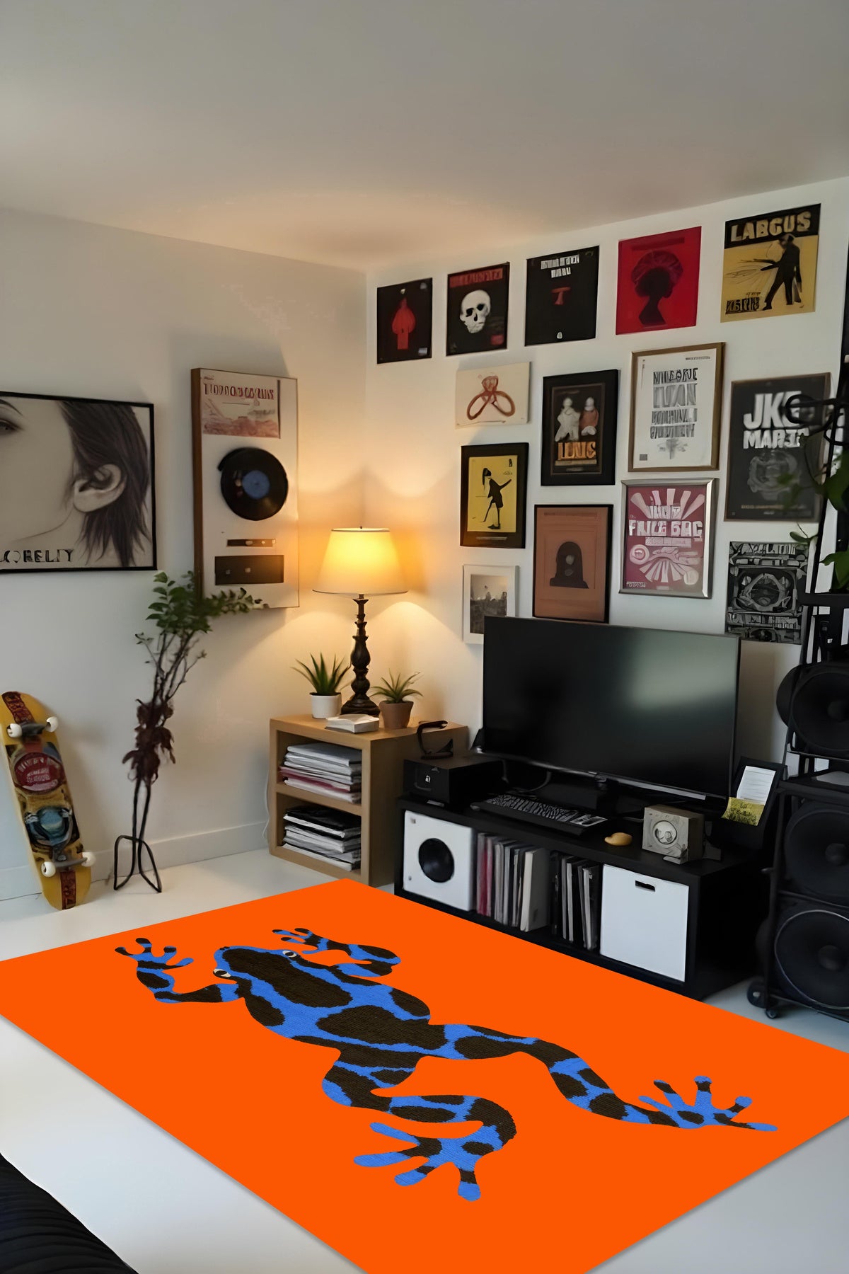 Makinede Yıkanabilir Dijital Baskı Kaymaz Taban Salon Mutfak Yolluk Çocuk Odası Halısı