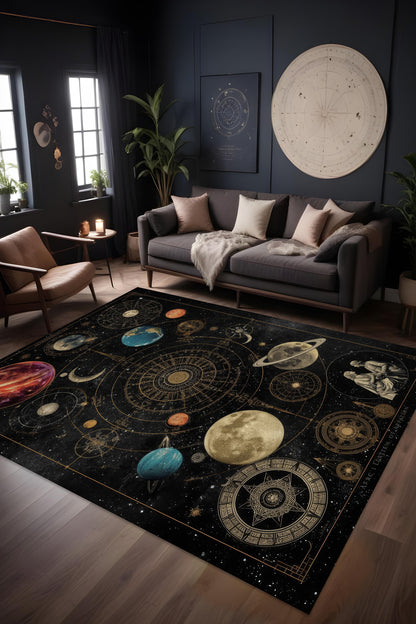 Makinede Yıkanabilir Dijital Baskı Kaymaz Taban Salon Mutfak Yolluk Çocuk Odası Halısı