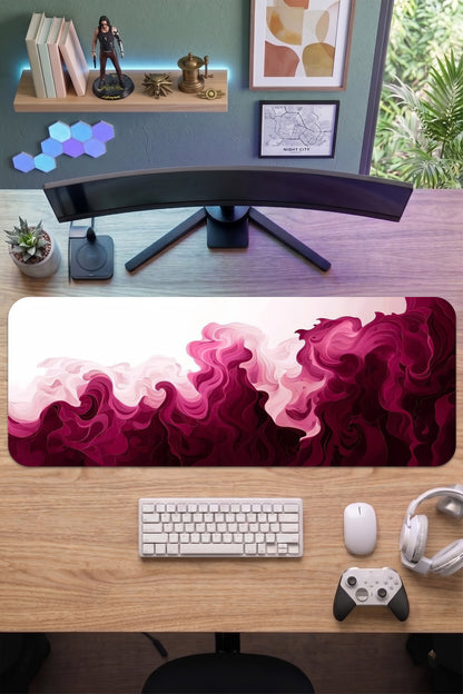 70x30 Profesyonel Gaming Mouse Pad - Kaydırmaz Taban, Pürüzsüz Yüzey, Hassas Kontrol, Dikişli Kenar