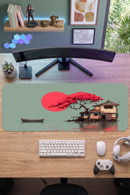 70x30 Profesyonel Gaming Mouse Pad - Kaydırmaz Taban, Pürüzsüz Yüzey, Hassas Kontrol, Dikişli Kenar