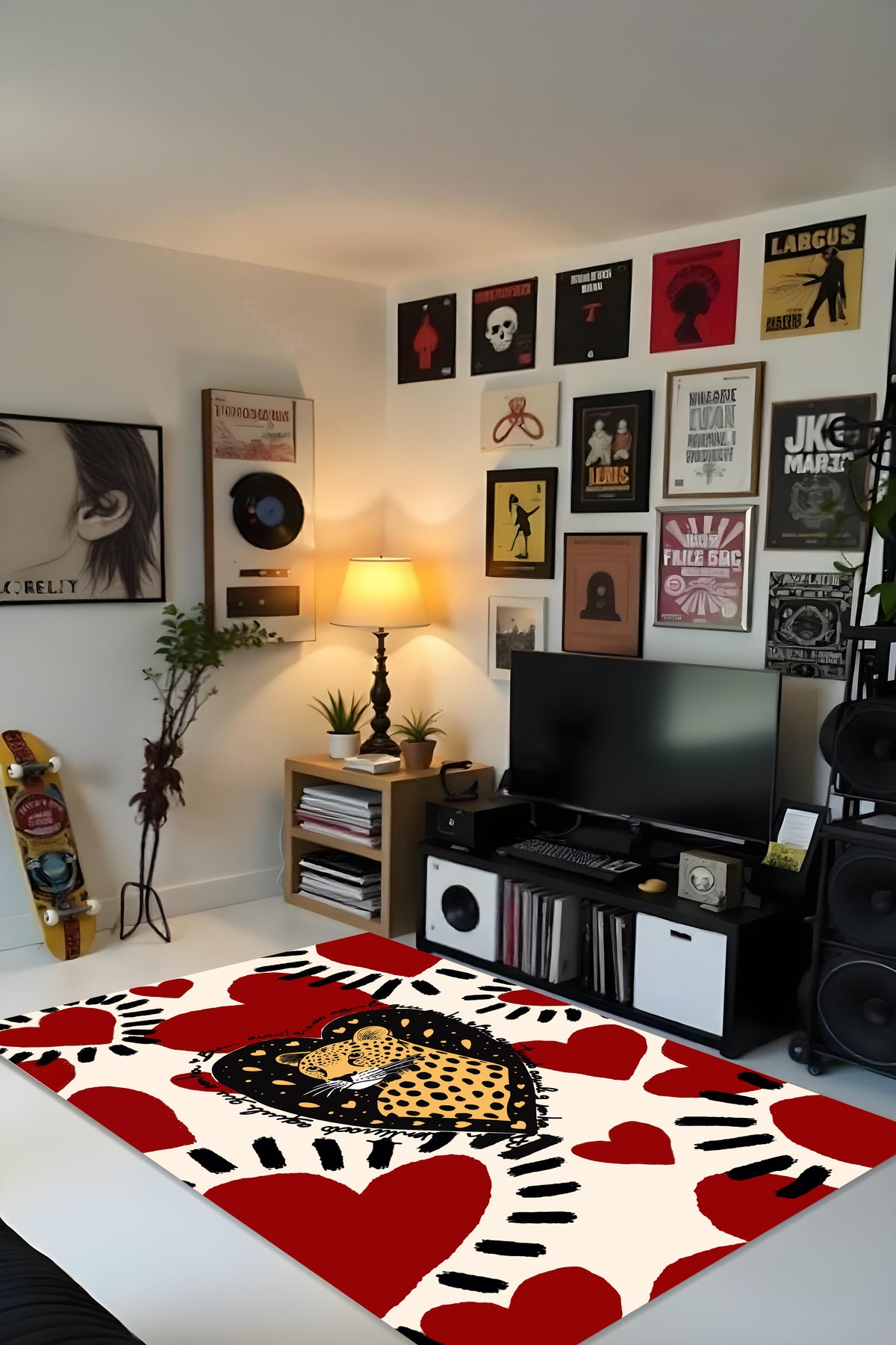Dijital Yıkanabilir Etnik Retro Desen Kaymaz Taban Salon Halısı Mutfak Halısı Yolluk Çocuk Halısı