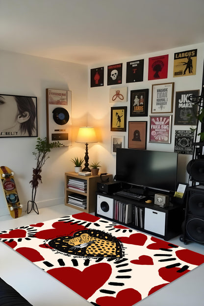Dijital Yıkanabilir Etnik Retro Desen Kaymaz Taban Salon Halısı Mutfak Halısı Yolluk Çocuk Halısı