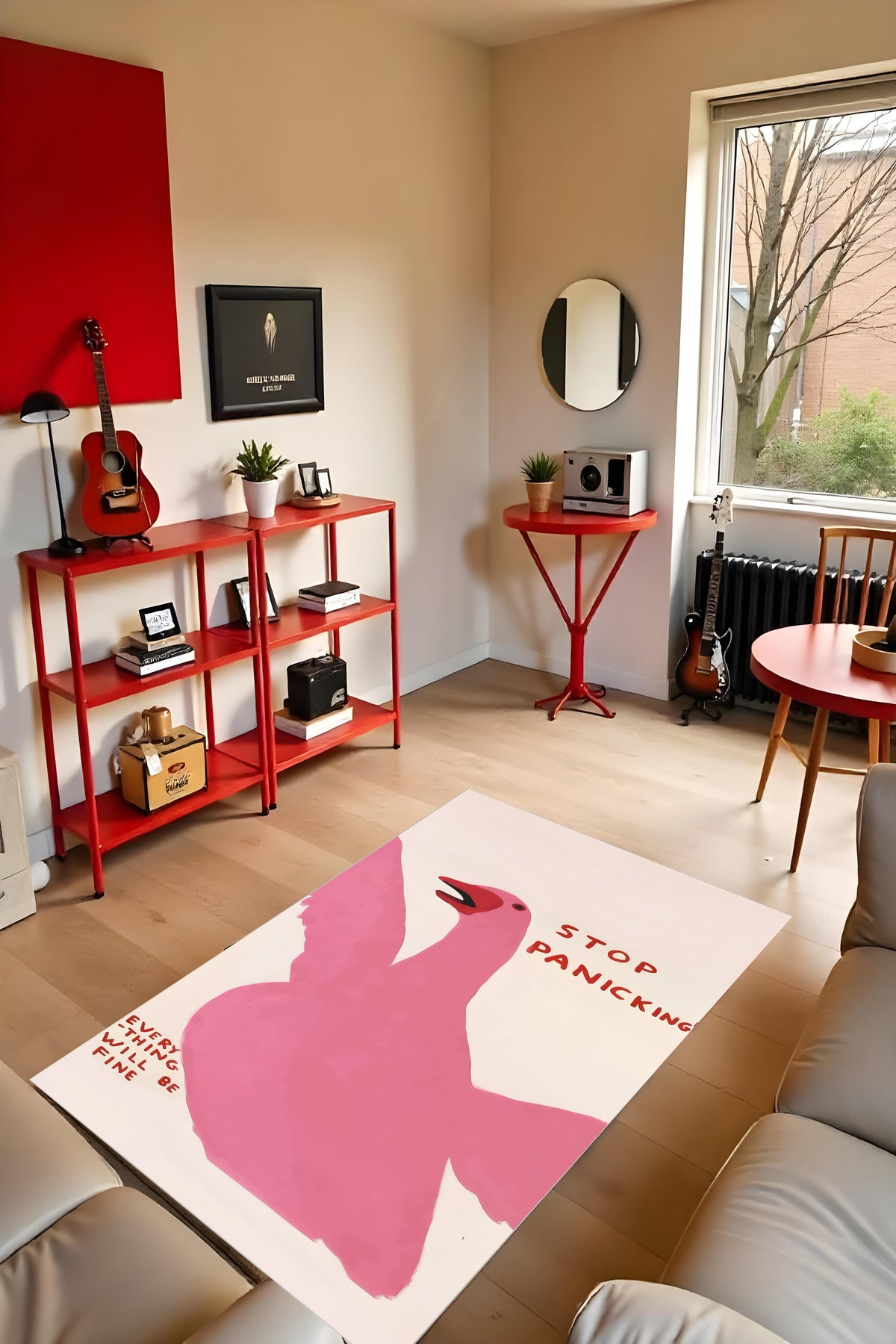 Dijital Baskı Modern Kaymaz Taban Leke Tutmaz Makinada Yıkanabilir Salon Halısı ve Genç Odası Halısı