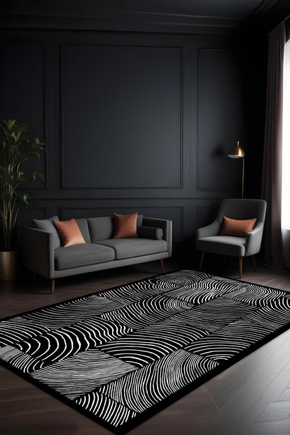 Makinede Yıkanabilir Dijital Baskı Kaymaz Taban Salon Mutfak Yolluk Çocuk Odası Halısı