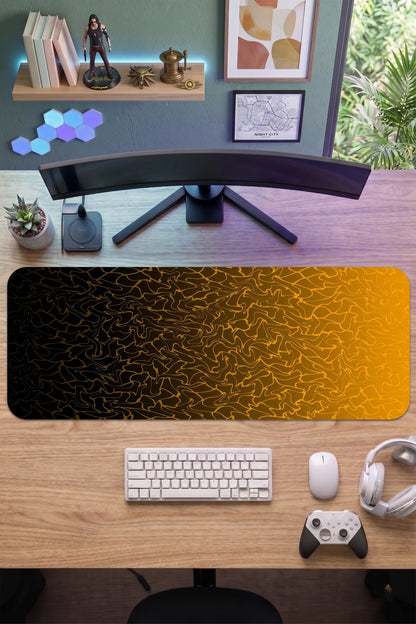 70x30 Profesyonel Gaming Mouse Pad - Kaydırmaz Taban, Pürüzsüz Yüzey, Hassas Kontrol, Dikişli Kenar
