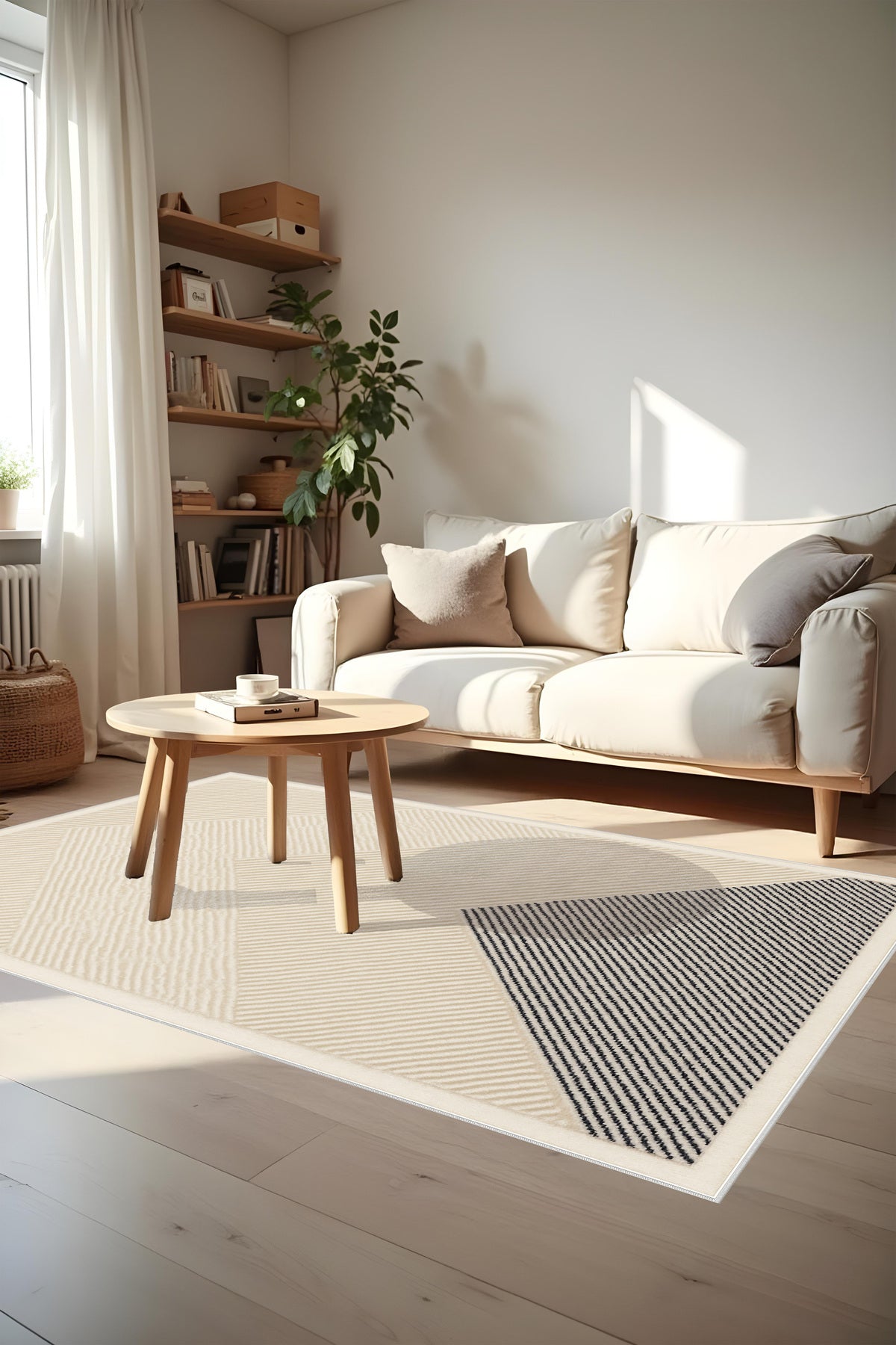 Makinede Yıkanabilir Geometrik Desen Kaymaz Taban Leke Tutmaz Mutfak Halısı Salon Halısı ve Yolluk