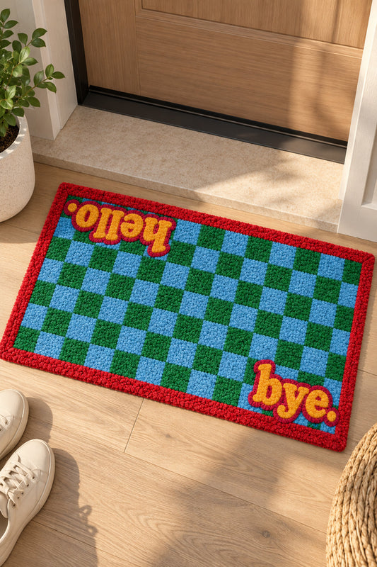 Dijital Baskı Makinede Yıkanabilir Yazılı Kapı Önü Paspası (40x60)