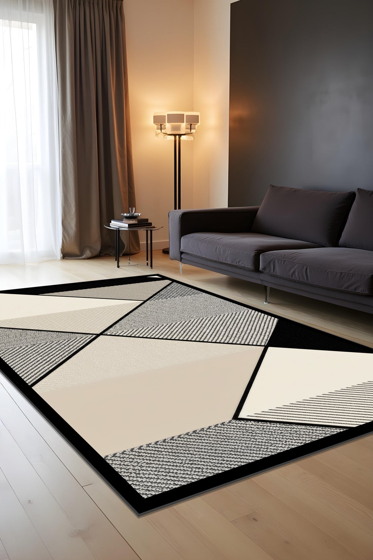 Makinede Yıkanabilir Dijital Baskı Kaymaz Taban Salon Mutfak Yolluk Çocuk Odası Halısı