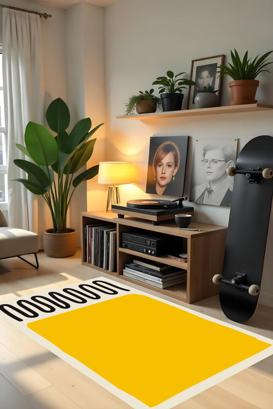 Dijital Baskı Bohem Tarz Kaymaz Taban Leke Tutmaz Makinada Yıkanabilir Salon Halısı ve Yolluk