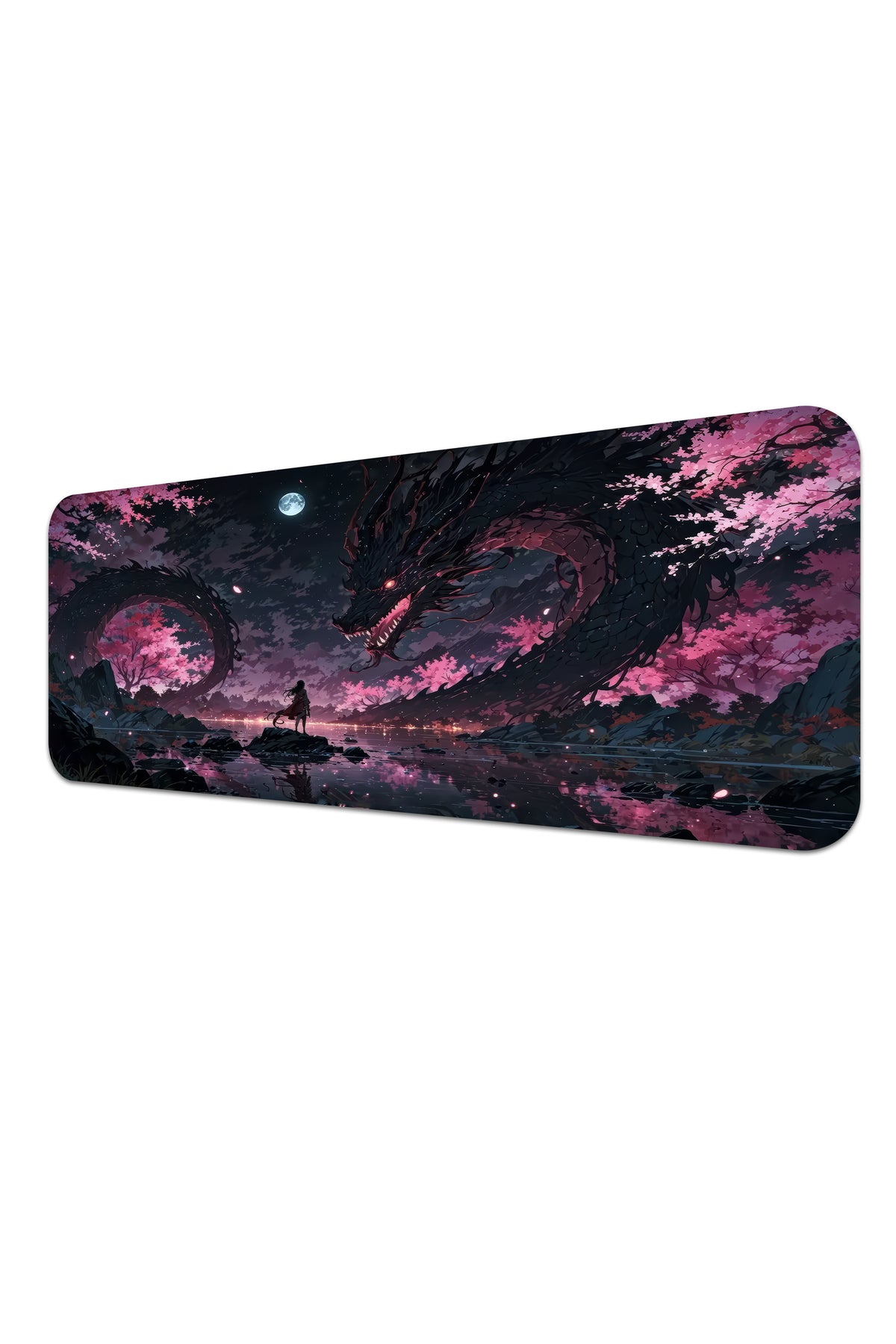70x30 Profesyonel Gaming Mouse Pad - Kaydırmaz Taban, Pürüzsüz Yüzey, Hassas Kontrol, Dikişli Kenar