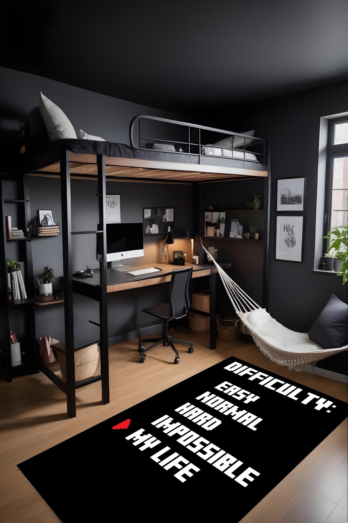 Dijital Baskı Modern Kaymaz Taban Leke Tutmaz Makinada Yıkanabilir Salon Halısı ve Genç Halısı