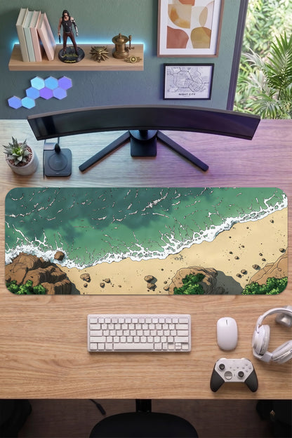 70x30 Profesyonel Gaming Mouse Pad - Kaydırmaz Taban, Pürüzsüz Yüzey, Hassas Kontrol, Dikişli Kenar