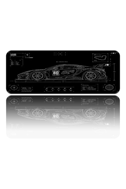 70x30 Profesyonel Gaming Mouse Pad - Kaydırmaz Taban, Pürüzsüz Yüzey, Hassas Kontrol, Dikişli Kenar