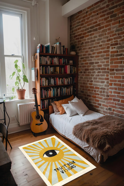 Makinede yıkanabilir bohem desen kaymaz taban leke tutmaz salon halısı çocuk halısı ve kesme yolluk
