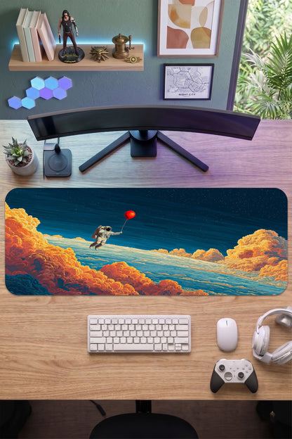 70x30 Profesyonel Gaming Mouse Pad - Kaydırmaz Taban, Pürüzsüz Yüzey, Hassas Kontrol, Dikişli Kenar