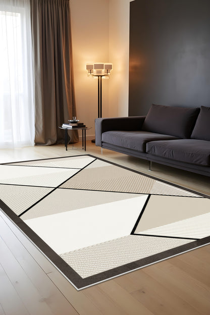 Makinede Yıkanabilir Dijital Baskı Kaymaz Taban Salon Mutfak Yolluk Çocuk Odası Halısı